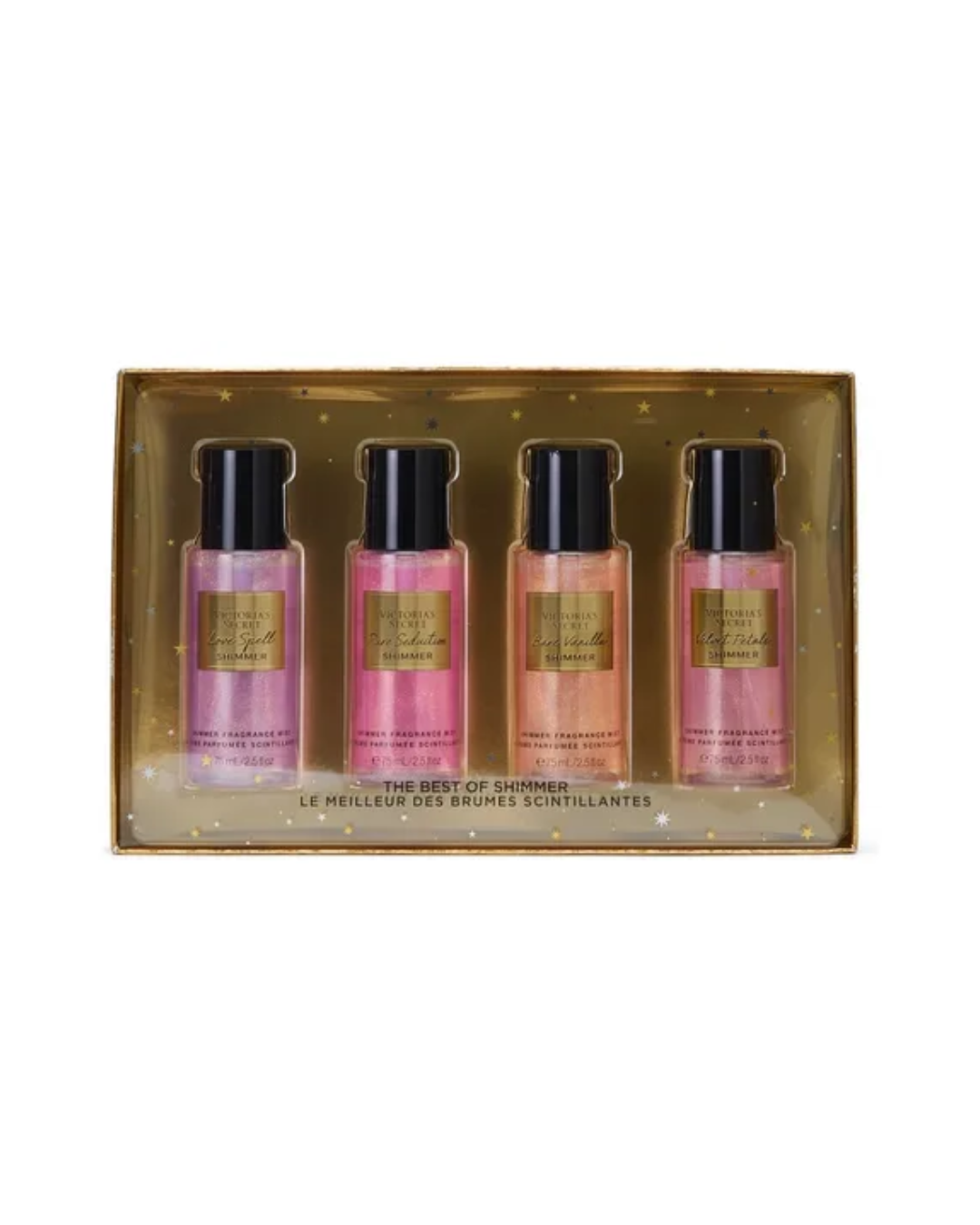 Shimmer Mist Gift Set Victoria's Secret 4 de 75ml cada uno