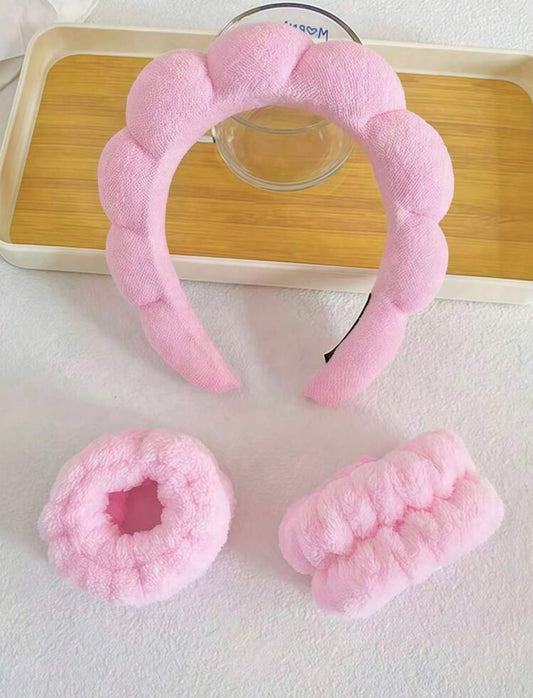Diadema y muñequeras