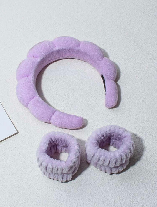 Diadema y muñequeras