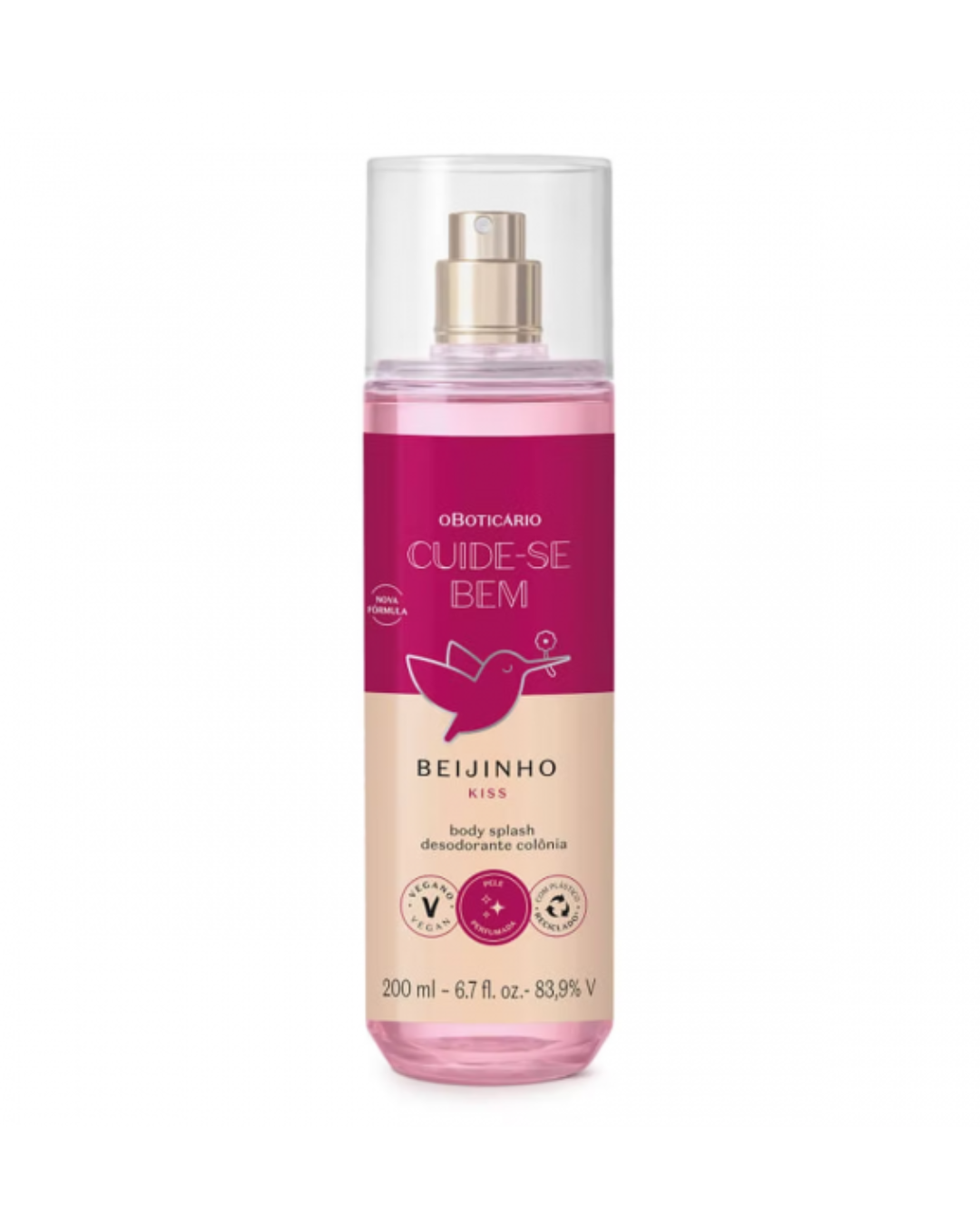 Body Splash Cuide-Se Bem 200ml