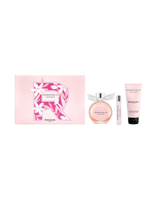 Gift Set Rochas Mademoiselle Edp 90Ml+7,5Ml+Bl100Ml-2025
